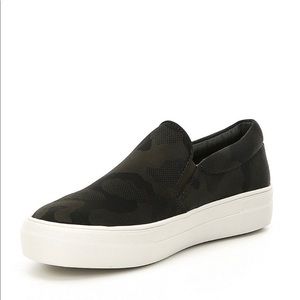 Steve Madden Camo Slip-On Platform Sneakers